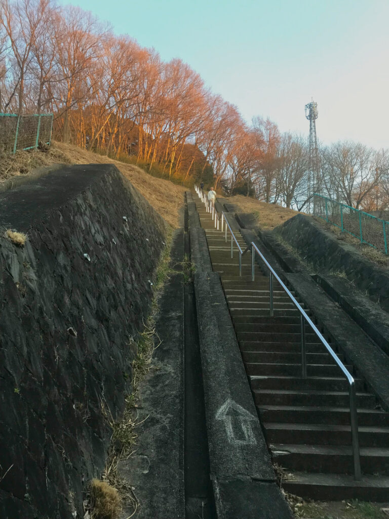 The stairs up to Doryo-do