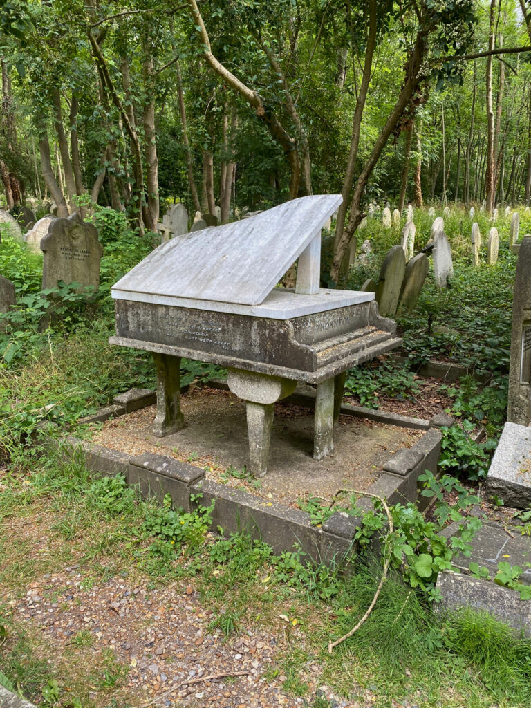 Harry Thornton's grave in Highgate Cemetery