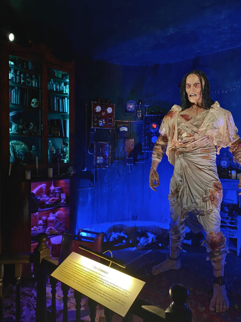 True-to-book, lifesize replica of Frankenstein's Monster