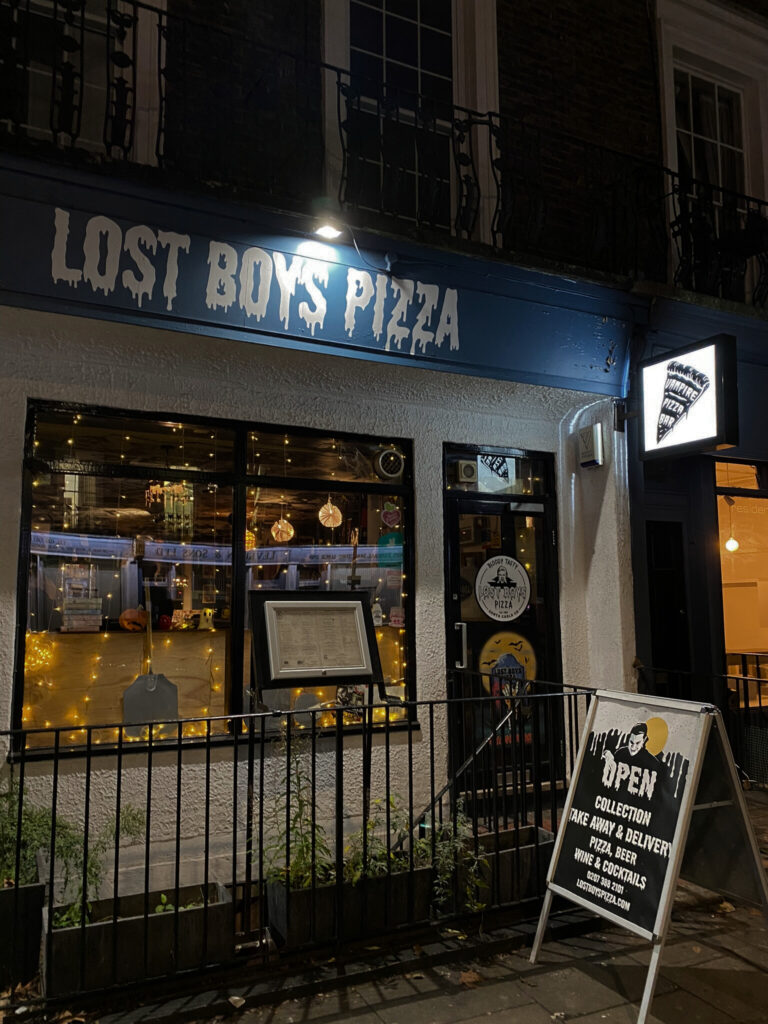 Exterior of Lost Boys/Souls Pizza