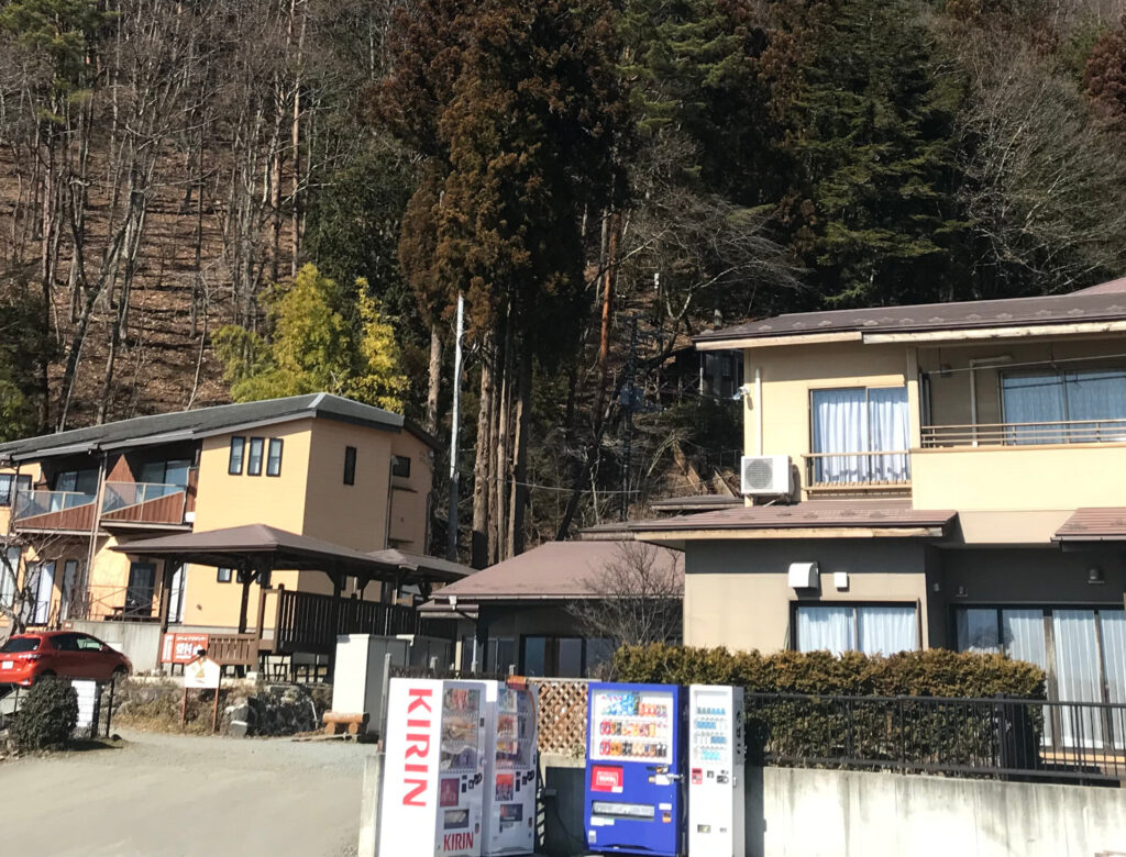 Vending machines at Kawaguchi Lake