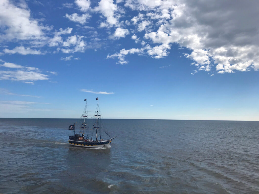 Pirate ship in Bridlington