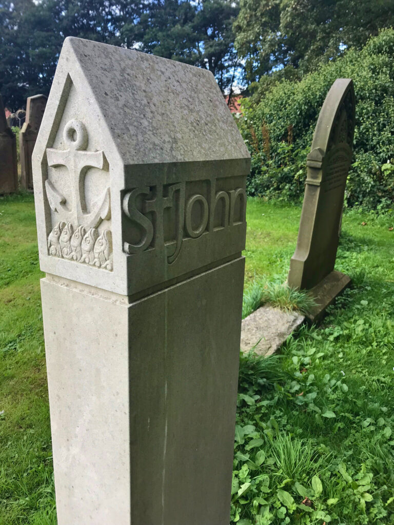 St John's standing stone at Bridlington churchyard