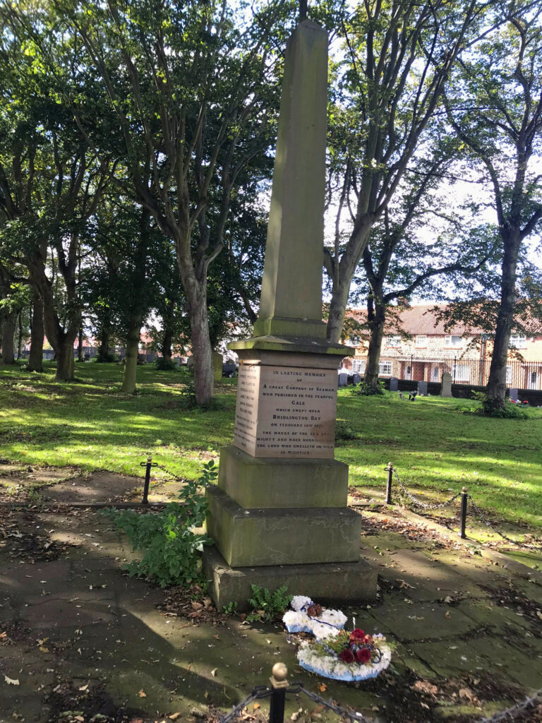 Great Gale monument in Bridlington churchyard